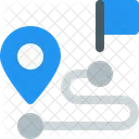 Navigation Path Location Icon
