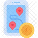 Navigation Location Mobile Phone Icon