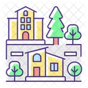Neighborhood Neighbourhood Home Icon