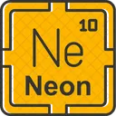 Neon Preodic Table Preodic Elements Icon