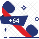 New Zealand Code New Zealand Country Code Icon