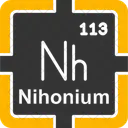 Nihonium Preodic Table Preodic Elements Icon
