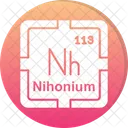 Nihonium Preodic Table Preodic Elements Icon