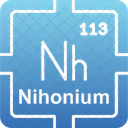 Nihonium Preodic Table Preodic Elements Icon