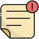 Note Click Button Icon