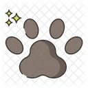 One Dog Paw  Icon