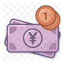 One Yen Note  Icon