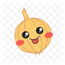 Onion Happy Vegetable Icon