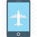 Online Ticket Mobile Air Travel Icon