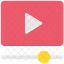 Video Play Streaming Icon