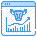 Online Trading Uptrend Trend Icon