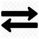 Opposite arrows  Icon