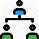 People Hierarchy Connection Network Icon