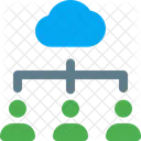 People Hierarchy Connection Network Icon
