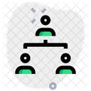 People Hierarchy Connection Network Icon