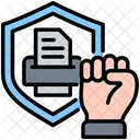 Permission Print Protection Icon
