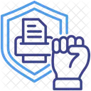 Permission Print Protection Icon