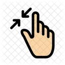 Pinch Touch  Icon