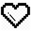 Pixel Heart Wedding Valentine Icon