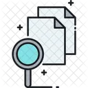 Plagiarism Search Document Investigation Icon