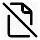 Plagiarism No Documents Icon