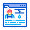Plumber Site Profession Icon