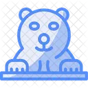 Polar Bear Arctic Ice Icon