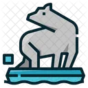 Polar Bear Ice Icon