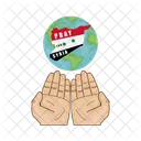 Syria Disaster Flag Icon
