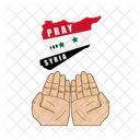 Syria Disaster Flag Icon