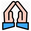 Praying Hand Hands And Gestures Icon