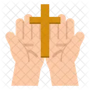 Praying Catholic Christian Icon