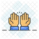 Praying Hands Gesture Icon