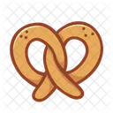 Pretzel Bakery Food Icon
