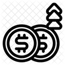 Profits Growth Investment Icon
