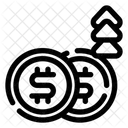 Profits Growth Investment Icon
