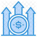 Money Stats Coins Icon