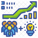 Profits Money Bars Icon
