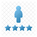 Public Rating Person Star Icon