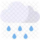 Rain Cloud Raining Icon