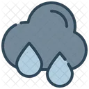 Rainy Rain Cloud Icon