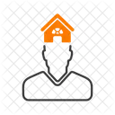 Real Estate Agent Homeowner Property Agent Icon