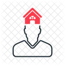 Real Estate Agent Homeowner Property Agent Icon