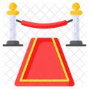 Red Carpet Cordon Icon