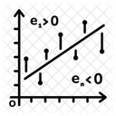 Regression Line  Icon