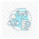 Fleet Management Regulatory Compliance Car Fleet Management Icon