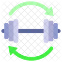 Repetition Fitness Continuous Icon