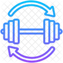 Repetition Fitness Continuous Icon