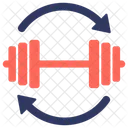 Repetition Fitness Continuous Icon