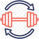 Repetition Fitness Continuous Icon